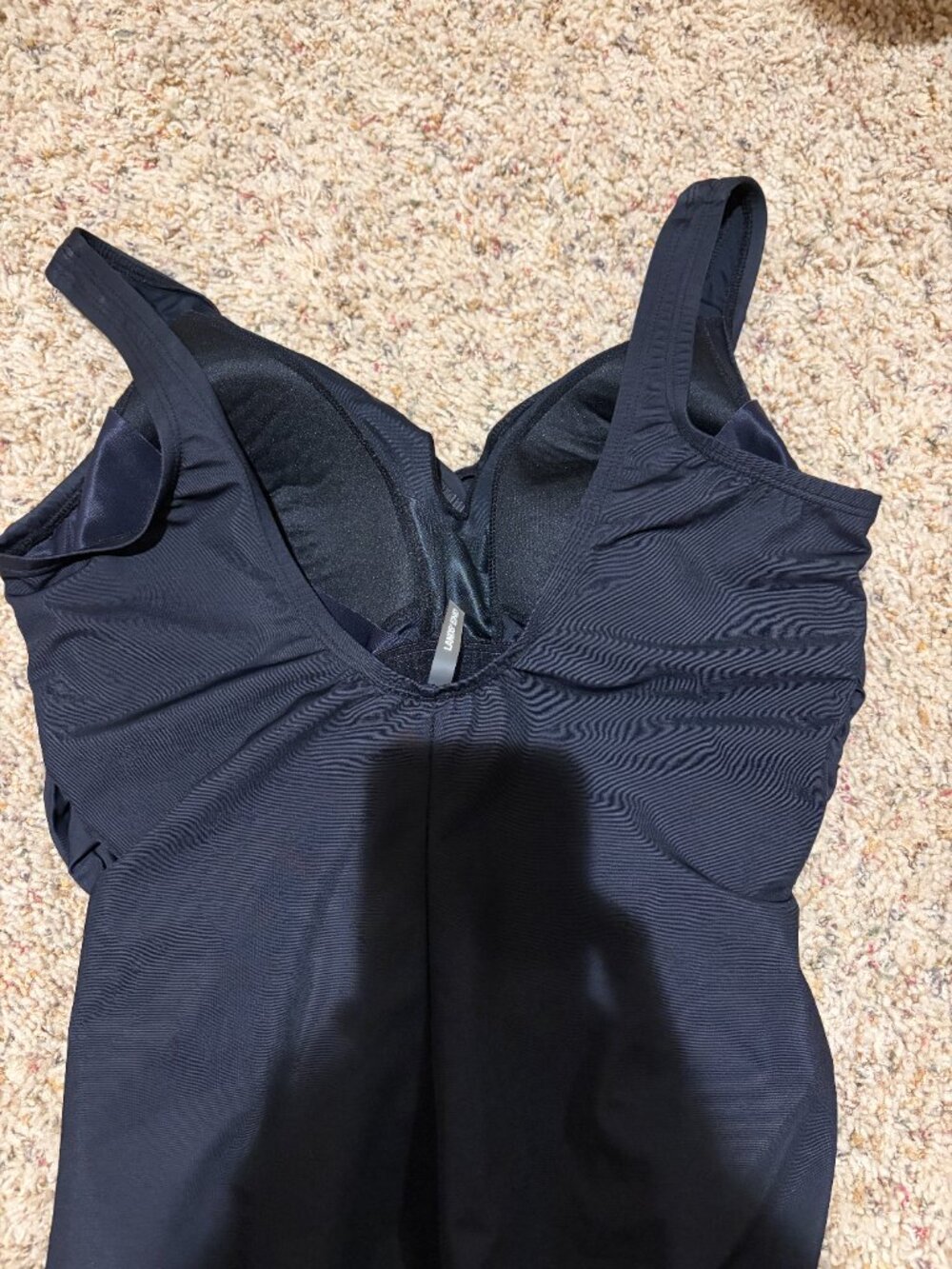 Lands End DD-Cup SlenderSuit Wrap One Piece Swimsuit - Picture 9 of 14